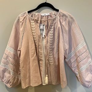 Light pink/ blush NWT 70%cotton 30% linen